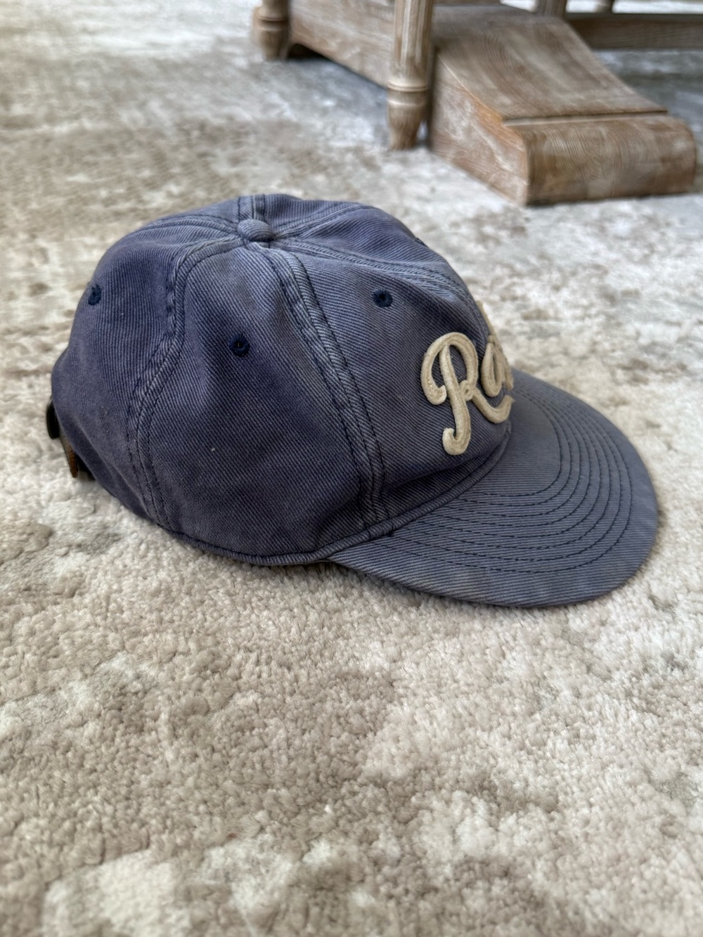 Ralph Lauren Blue Cotton Cap - Picture 2 of 5